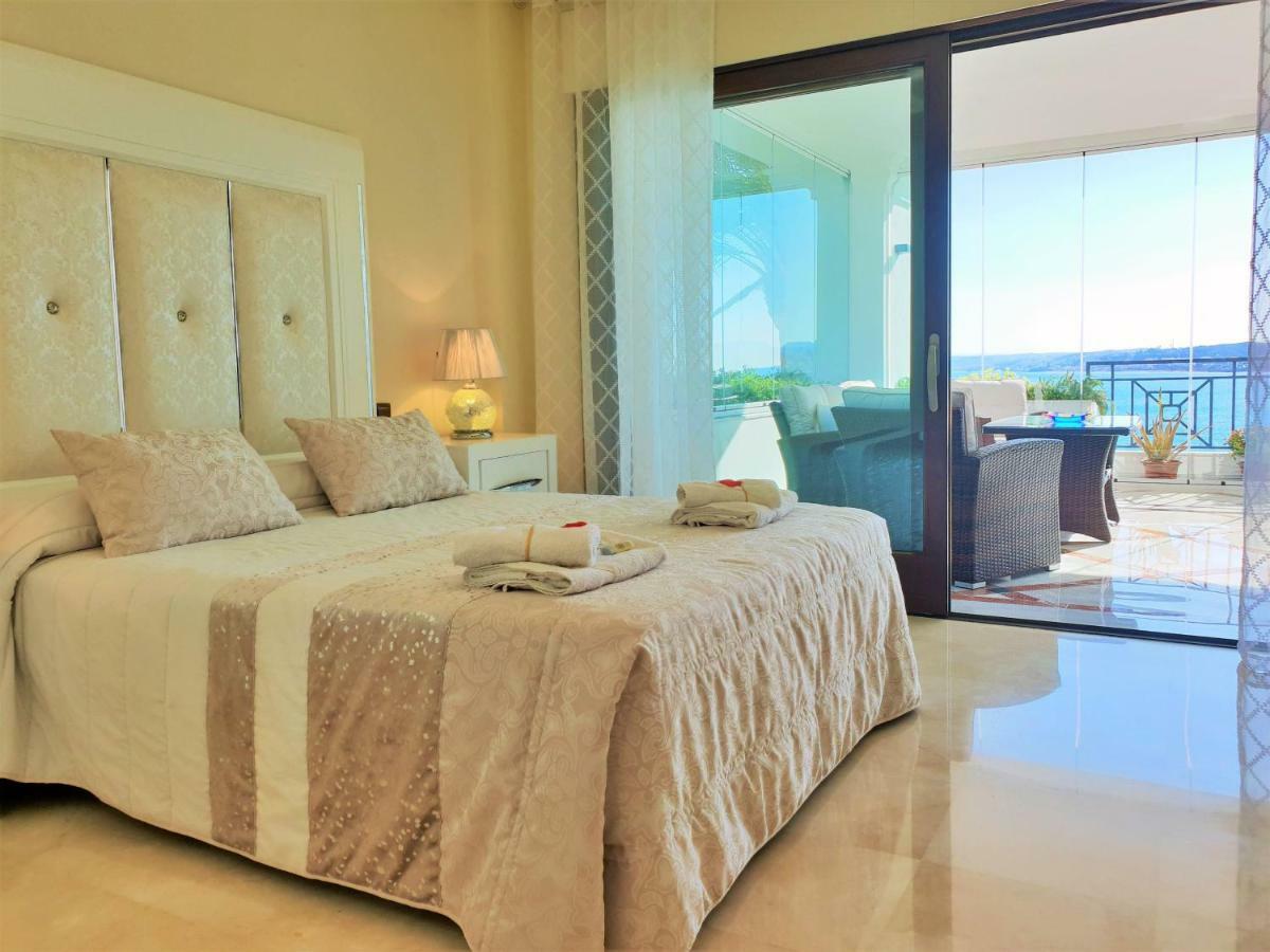 Luxury Apartment Frontal To The Sea In Estepona Doncella Beach Ngoại thất bức ảnh